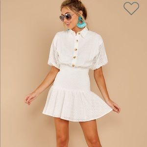 NWOT White Eyelet Dress